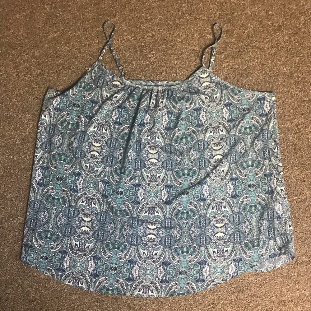 Paisley Printed Tank Top